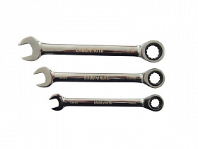 На сайте Трейдимпорт можно недорого купить Ключ комбинированный трещоточный 17мм BaumAuto BM600717(75717). 