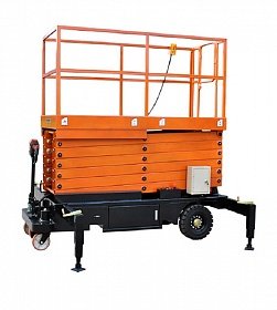 На сайте Трейдимпорт можно недорого купить Самоходный подъемник ножничного типа GROST SPX 05-9000 105190. 