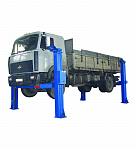 Электромеханический четырехстоечный подъемник ПС-10